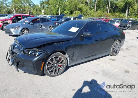 2025 BMW I4 Gran Coupe xDrive40 z USA, uszkodzony, nr VIN WBY43HD02SFU99979